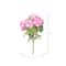 18" Artificial Light Pink Geranium Bush, 4ct.